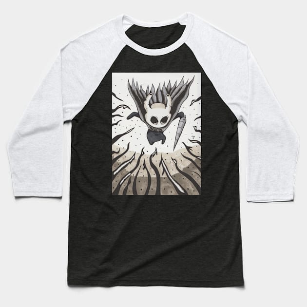 Hollow Knight Baseball T-Shirt by Black Snow Comics